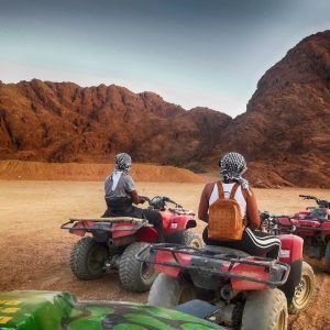 Sunset Quad Bike Safari Hurghada in the Egyptian Desert